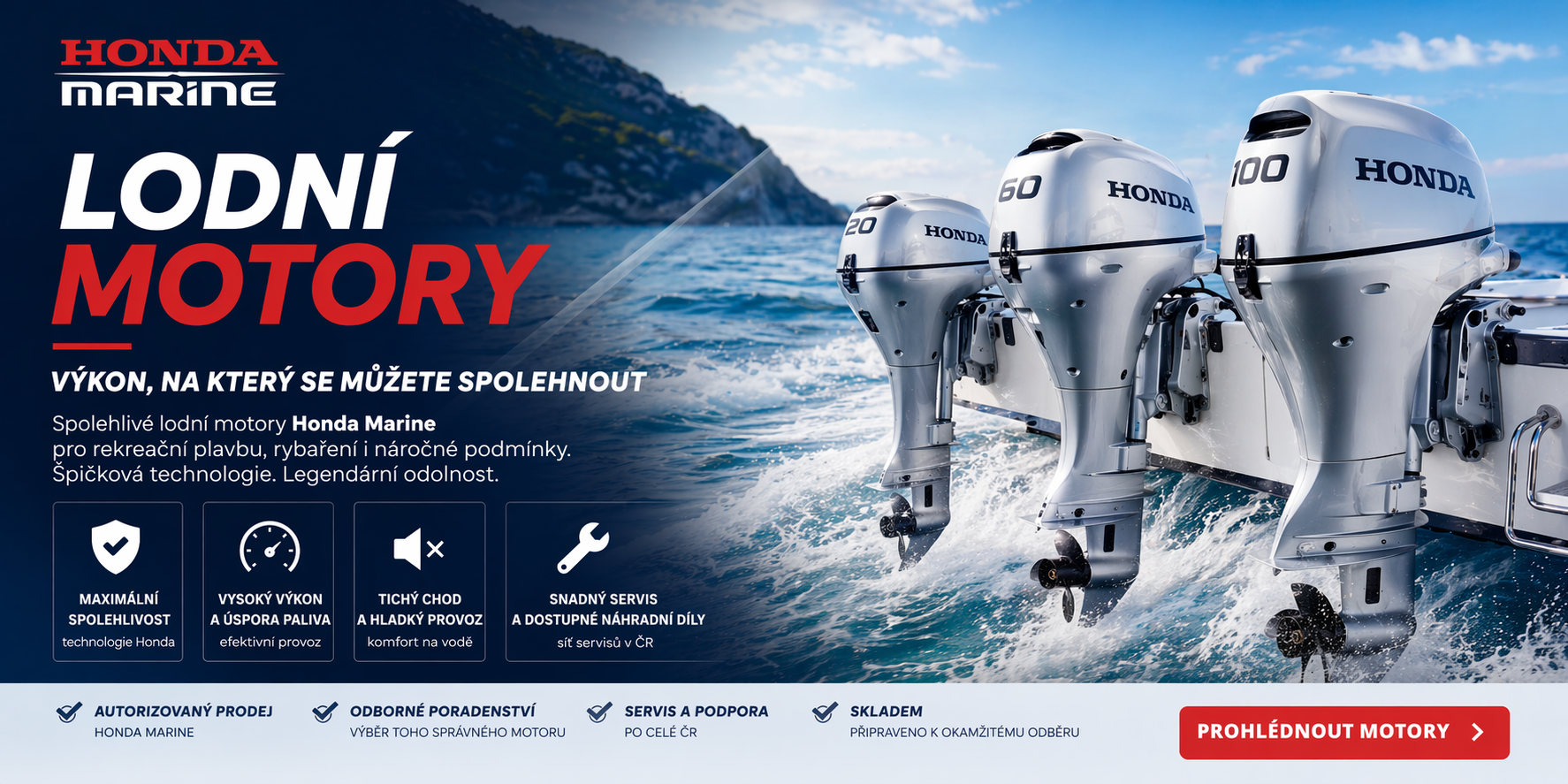 Lodní motory Honda Marine