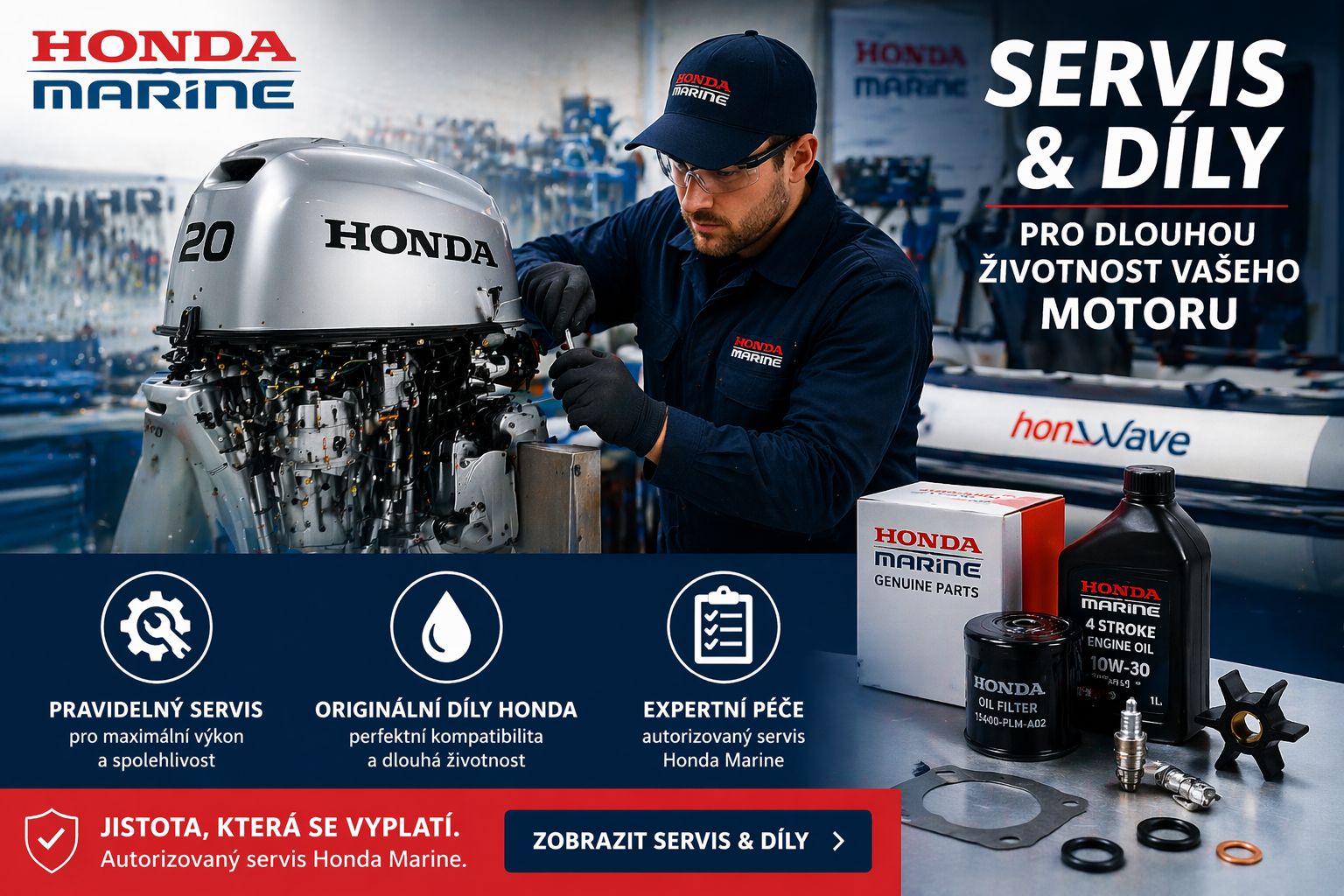 Servis Honda Marine – lodní motory a marine technika