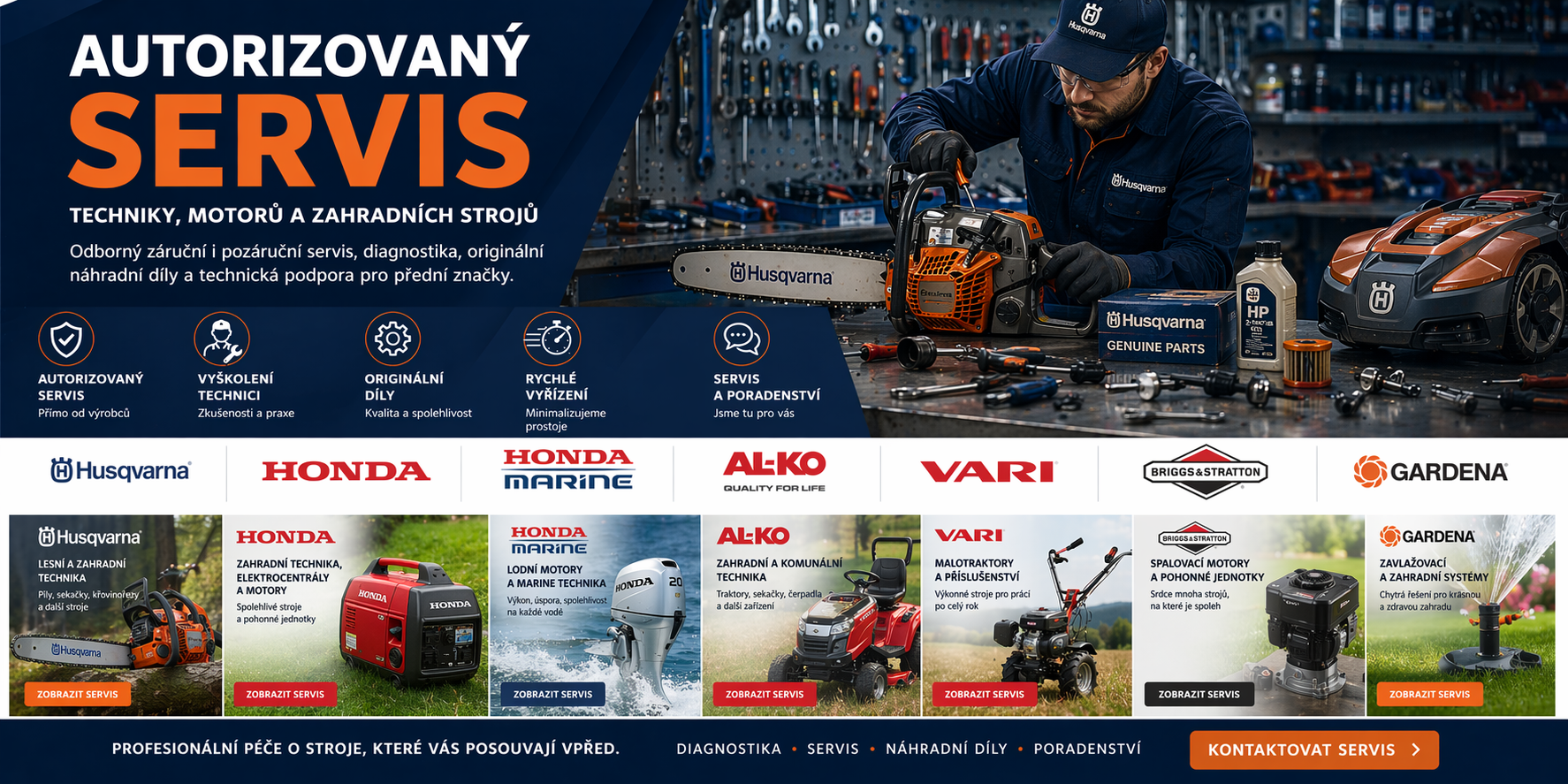Servis Gardena – zavlažovací a zahradní systémy