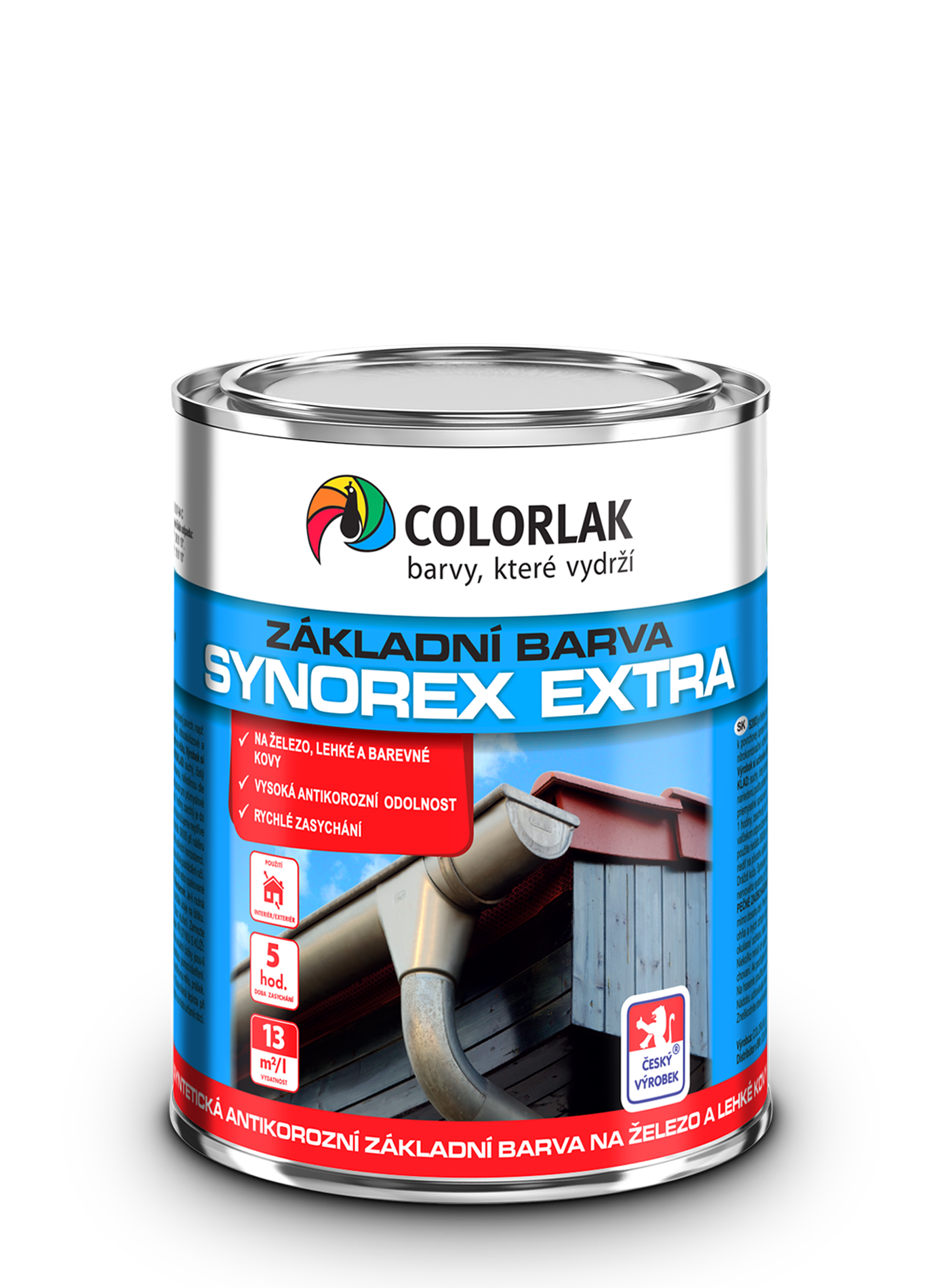 Colorlak SYNOREX EXTRA S2003 základní barva na železo a lehké kovy šedá 0110 9L