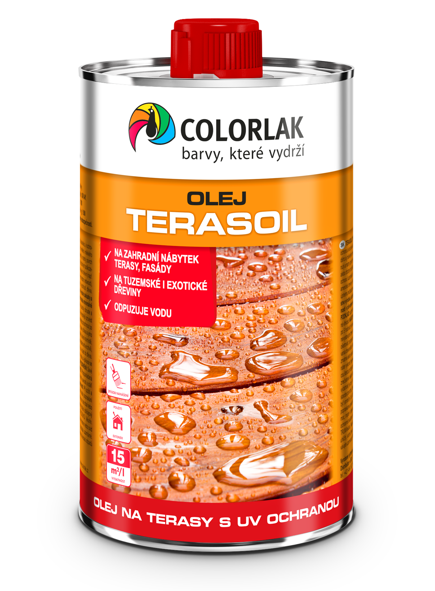TERASOIL O1014 3 L Akácie, olej na terasy s UV COLORLAK