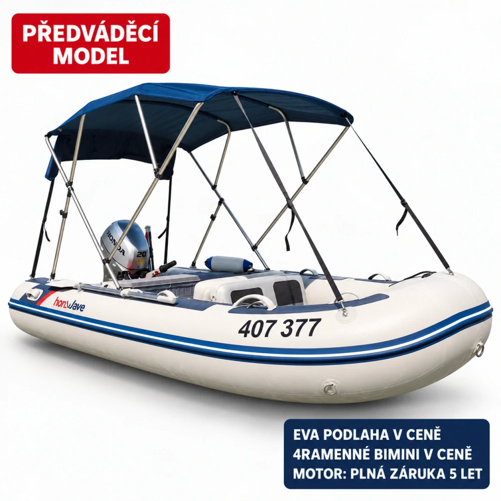 Honda Marine HonWave T 40 AE3 LG EVA foam ŠEDÁ + lodní motor BF 20 D3 SHU AKCE Testovací model 407 377 - 01.08.2026