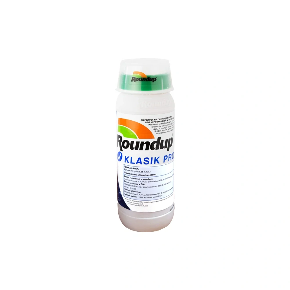 Roundup Klasik Pro k hubení vytrvalých a jednoletých plevelů 1 L
