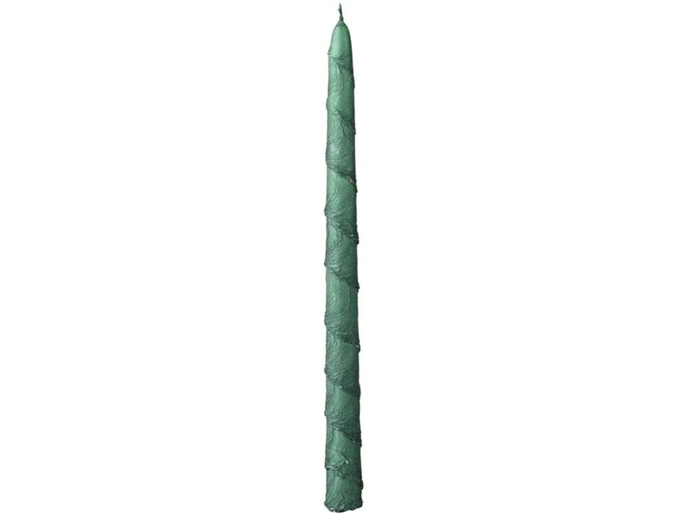 Svíčka 22x290 zelená kónická