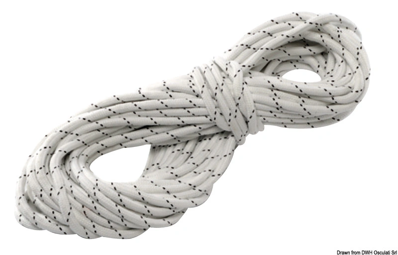 Polyesterové kotevní lano 10 mm x 30 m Osculati 01.106.01