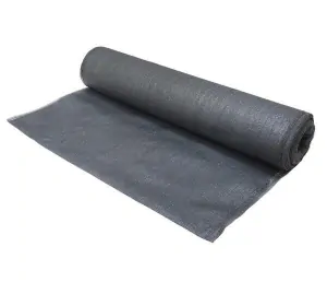 Tkanina stínící 1,5 x 50 m antracit 150 g / m2 TOPTRADE 600261