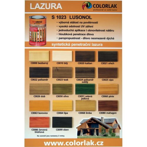 Lusonol S1023-0021 ořech 2.5l