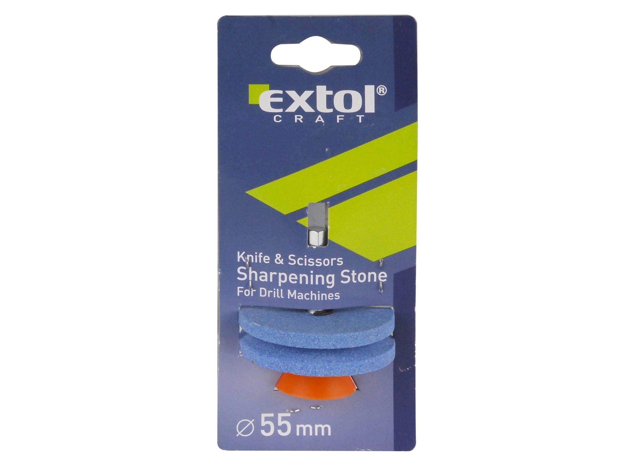 Brousek na nože a nůžky do vrtačky O 55mm EXTOL CRAFT 10622