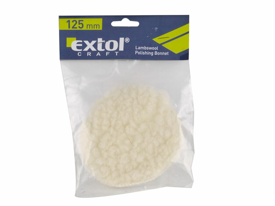 Kotouč leštící na suchý zip, syntetická vlna, O 125mm EXTOL PREMIUM 10624