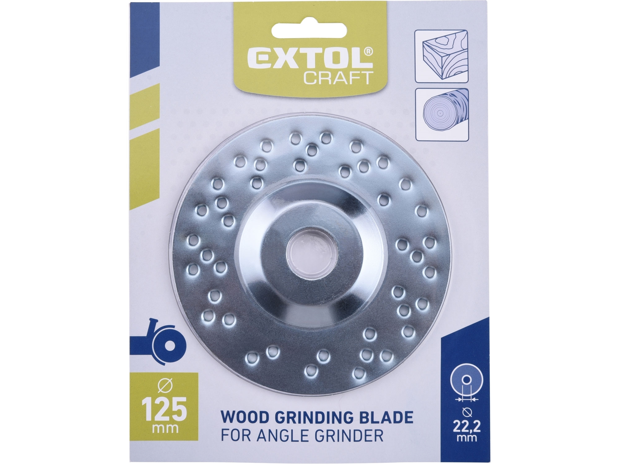 Kotouč na dřevo, O 125x1x22,2mm, extra hrubý EXTOL CRAFT 10801