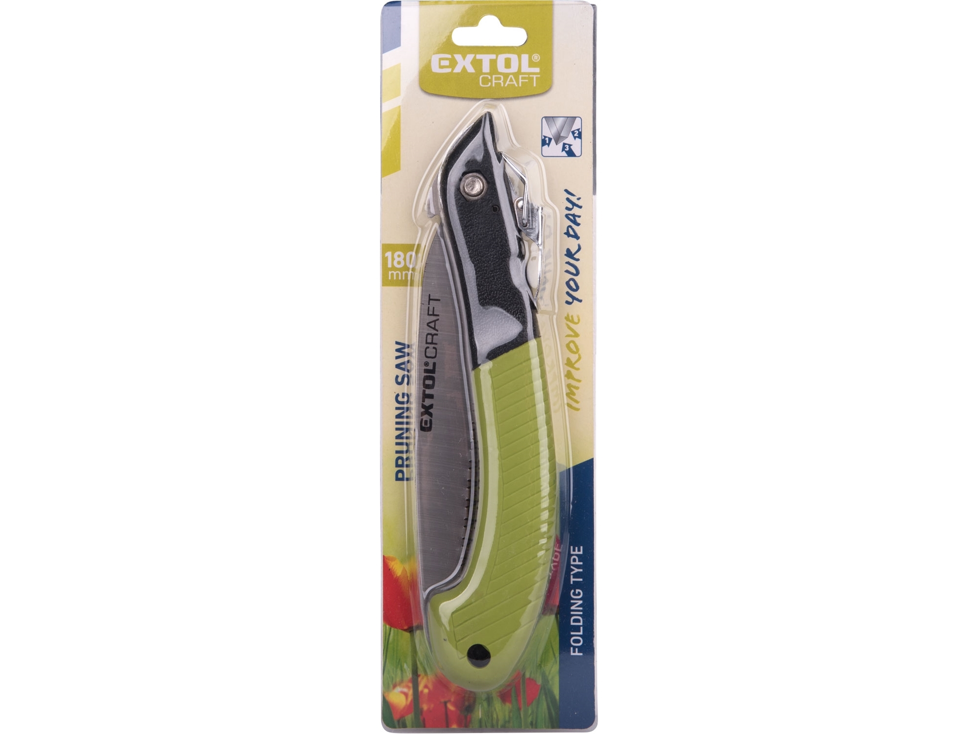 Pilka na větve zavírací, čepel 180mm EXTOL CRAFT 70072