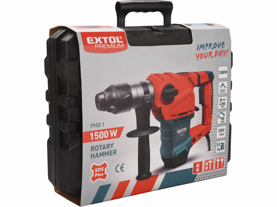 Kladivo vrtací SDS plus 5,5J EXTOL PREMIUM 8890207