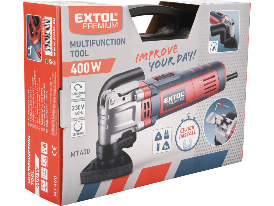 EXTOL PREMIUM Bruska multifunkční rychloupínací 400W 8894100