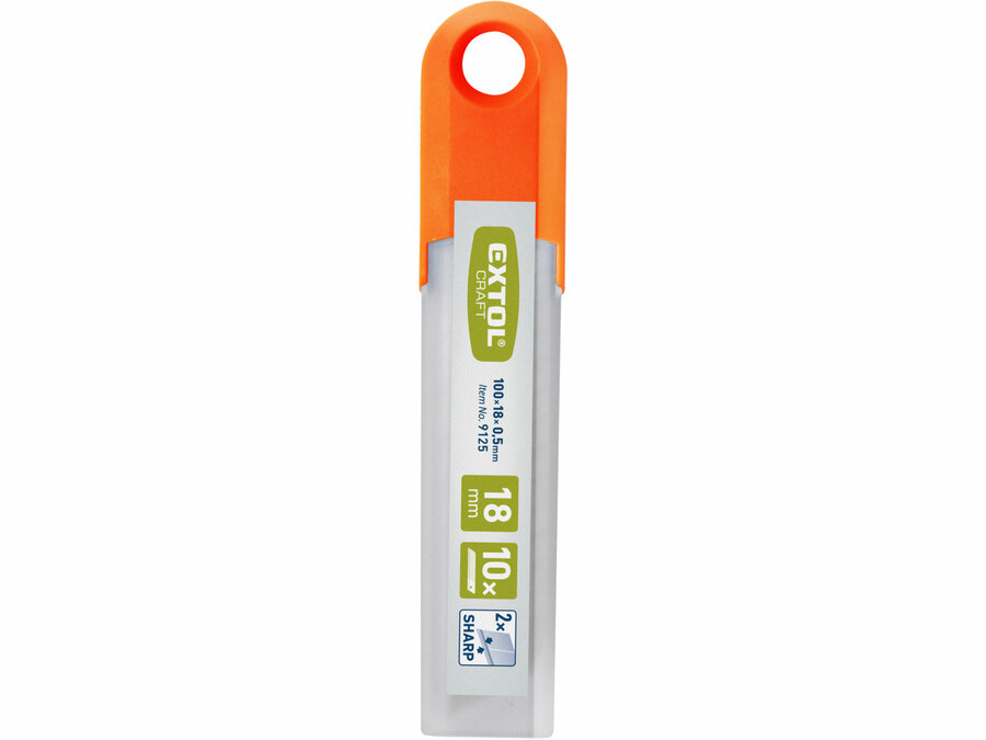 Čepel 18mm ulamovací 10ks EXTOL CRAFT 9125