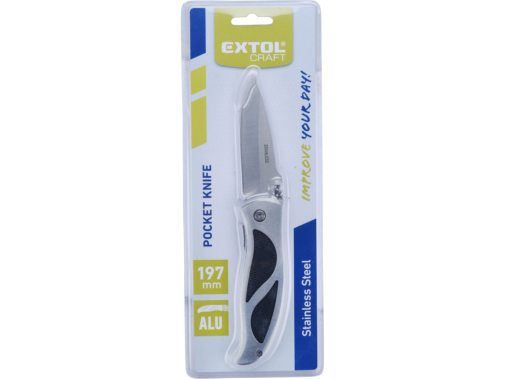 Nůž zavírací nerez TOM, 197mm EXTOL CRAFT 91369