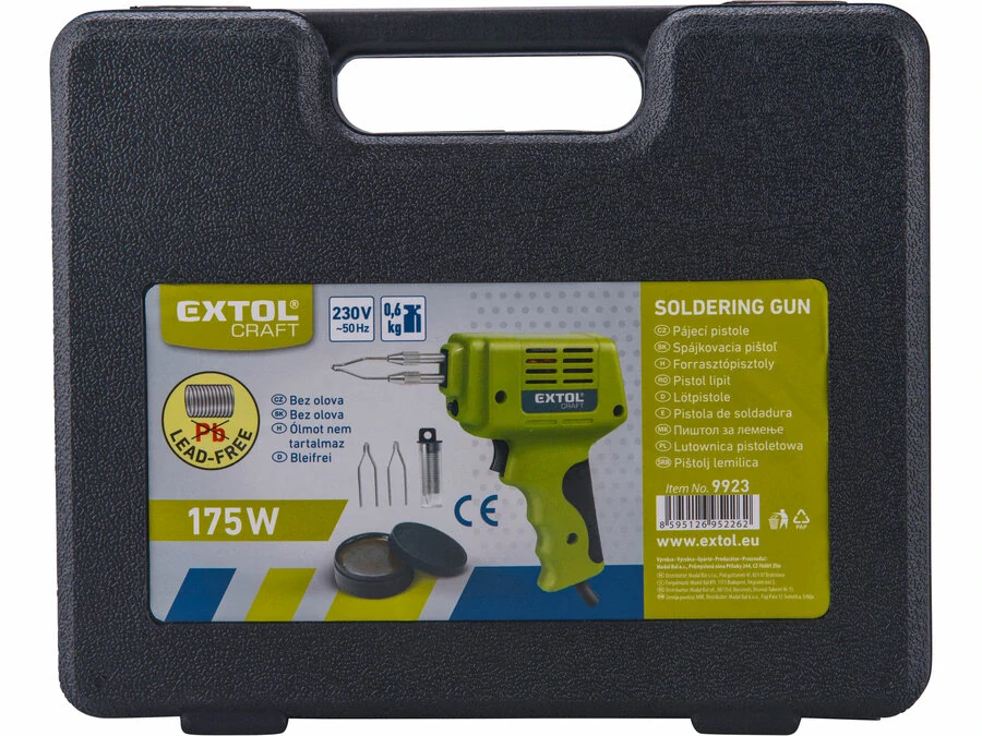 Pistole pájecí transformátorová 175W EXTOL CRAFT 9923