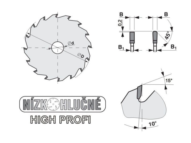 Pilový kotouč 300x3.2x30 96TFZL HP plus
