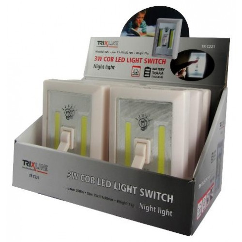 Svítilna TR C221W 3W COB Light Switch
