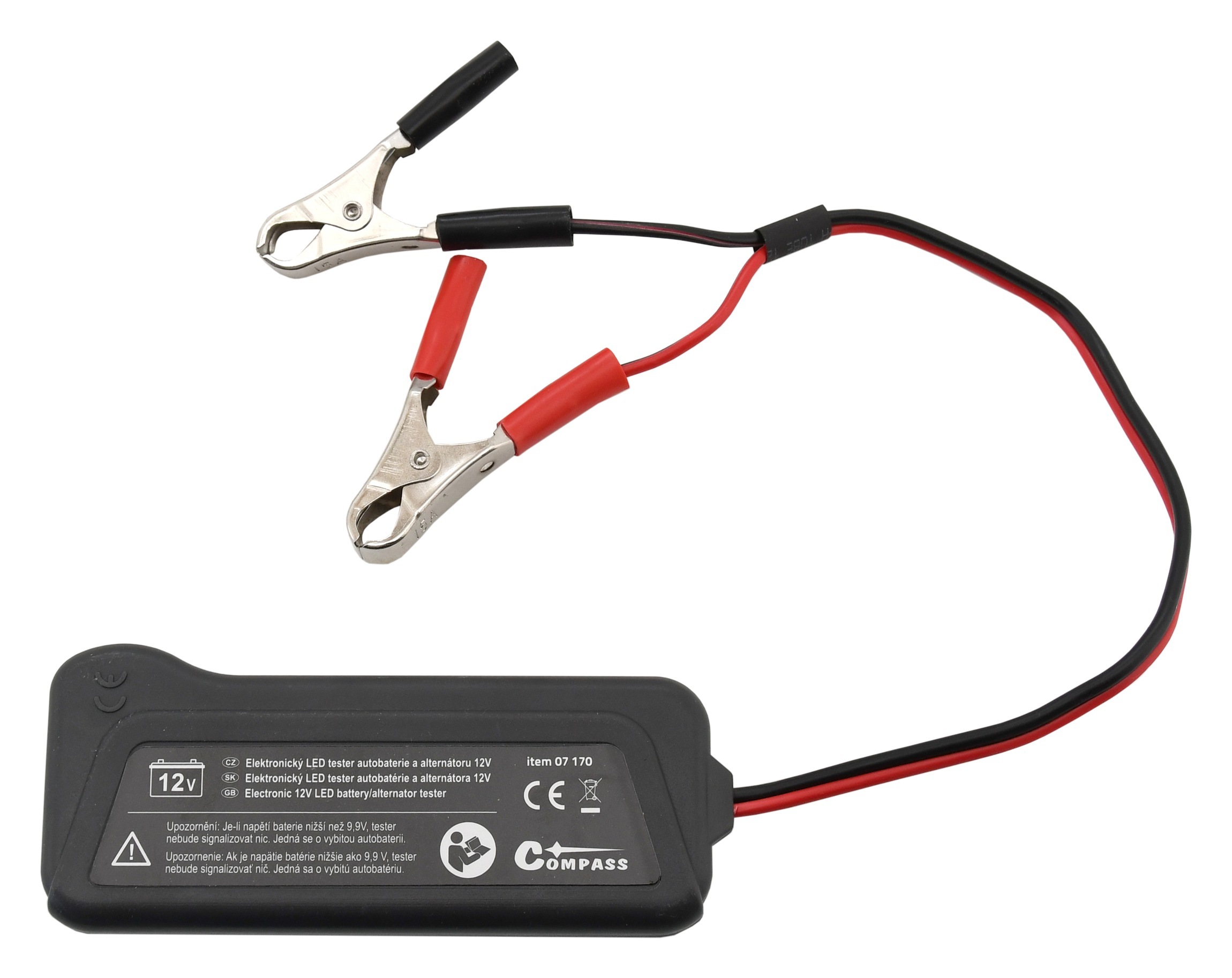 Tester autobaterie a alternátoru 12V COMPASS 07170