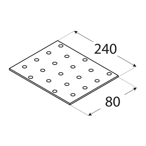 Deska spojová 80x240/2mm Pz PP10