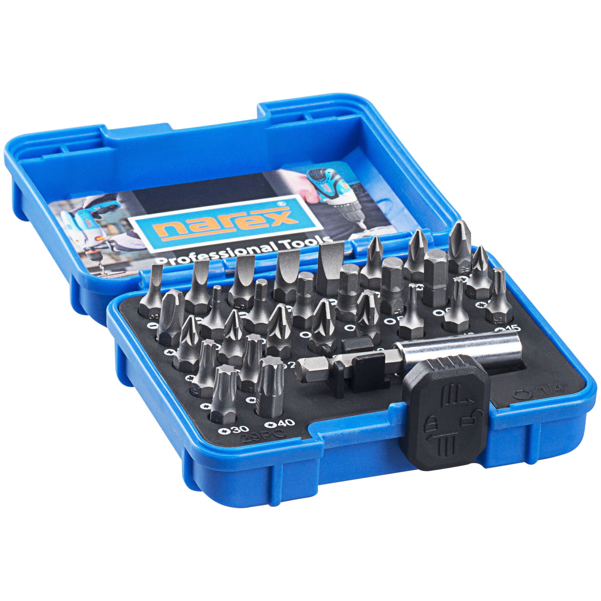Narex 29-Bit Box bity Industrial-CrV