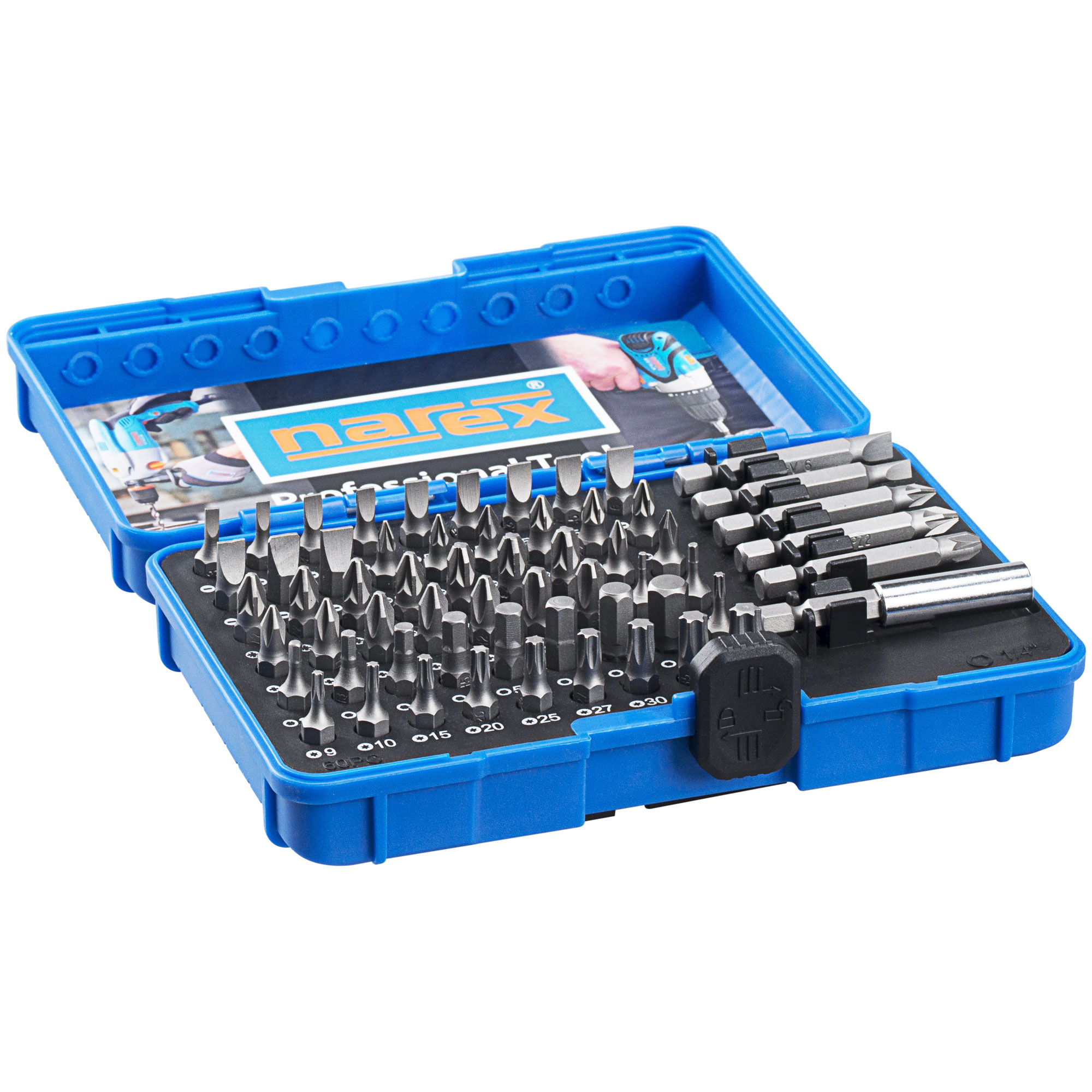 Narex 60-Bit Box bity Industrial-CrV