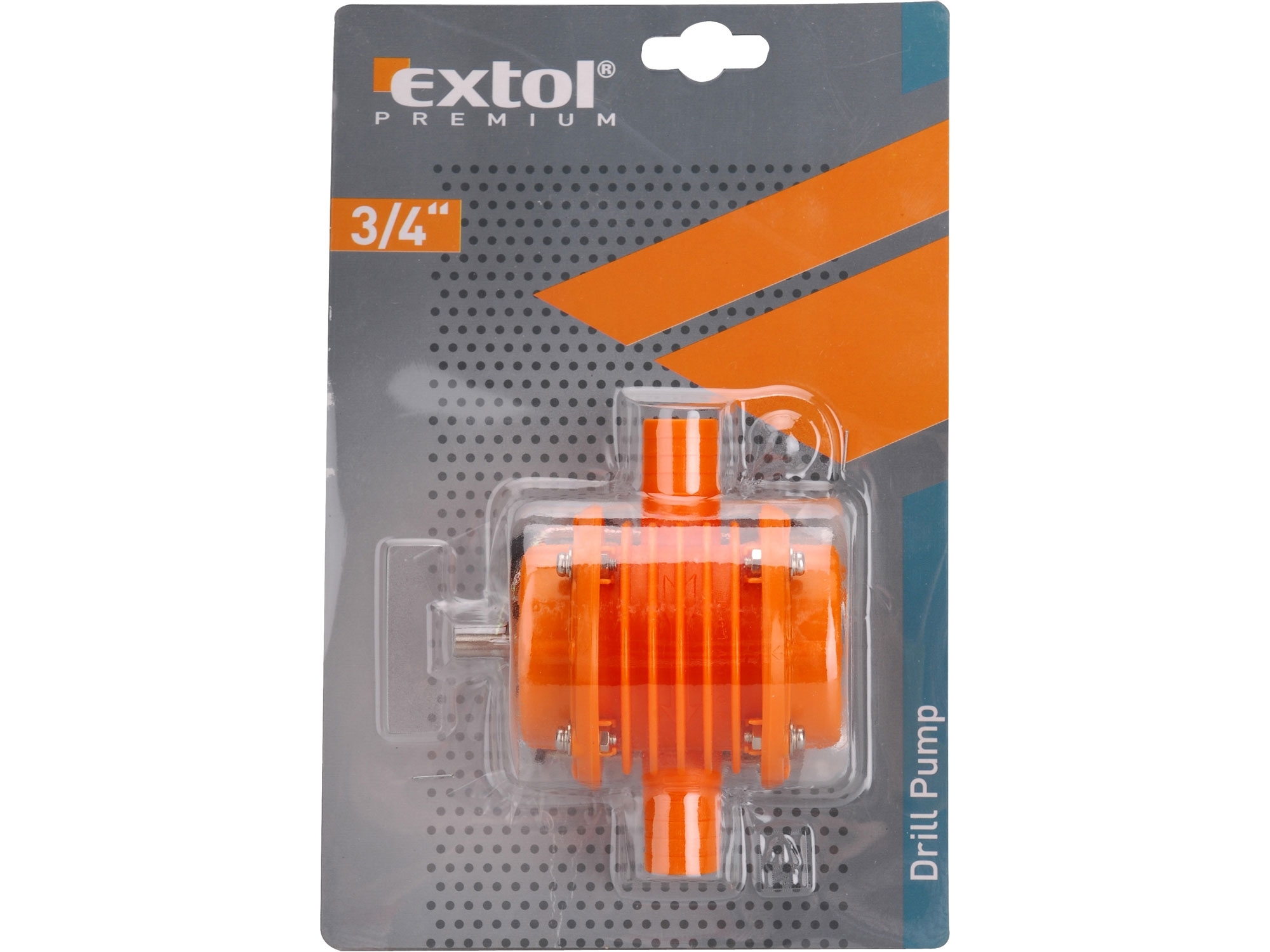 Čerpadlo na vrtačku pro 3/4" hadici, max. výkon: 50l/min. při otáčkách 3000ot/min. EXTOL PREMIUM 8877025