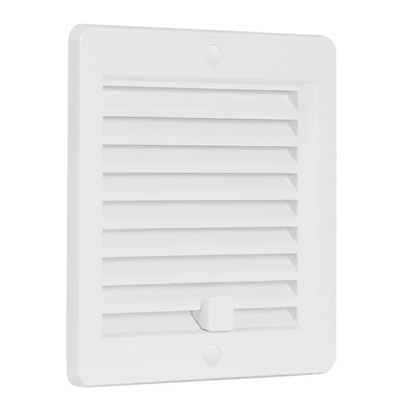 HACO Mřížka 150x150mm s rámečkem uzavíratelná bílá 0213