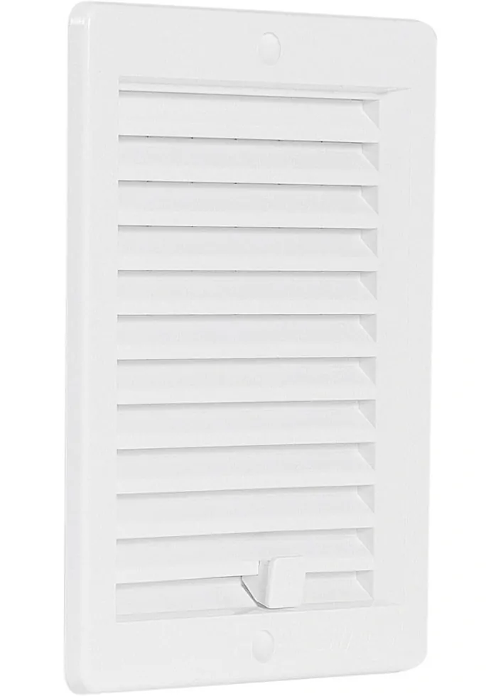 HACO Mřížka 150x200mm větrací s rámečkem uzavíratelná bílá 0209