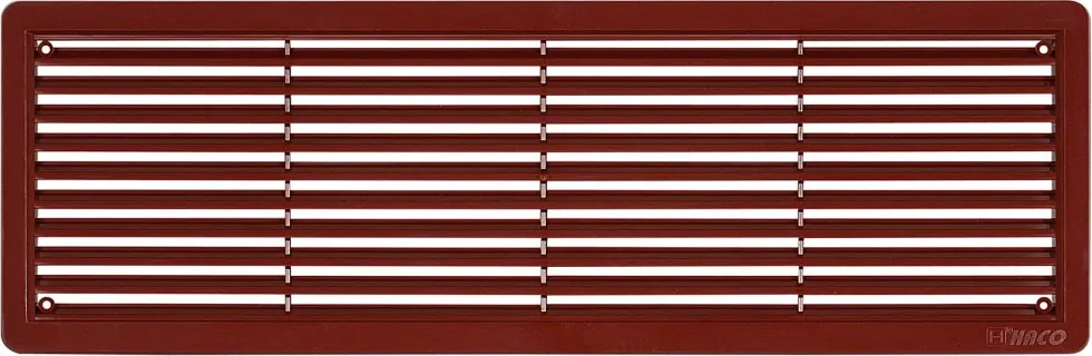 HACO Mřížka 400x130mm větrací dveřní 2ks hnědá 0232