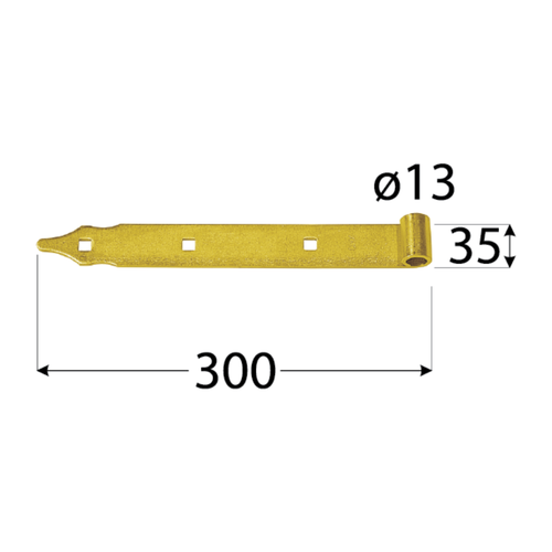 Závěs ZP300/13 ŽZn