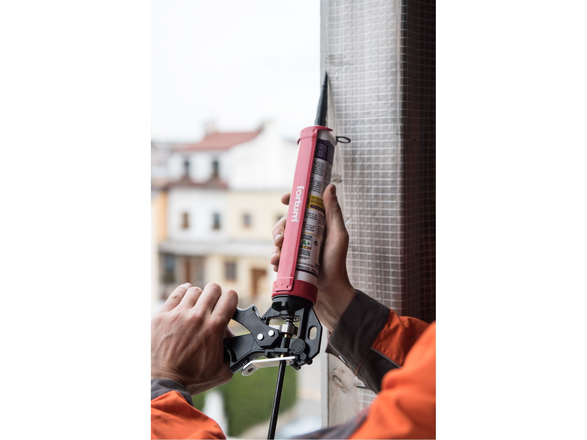 Pistole vytlačovací otočná PROFI 225mm/310m FORTUM 4770820