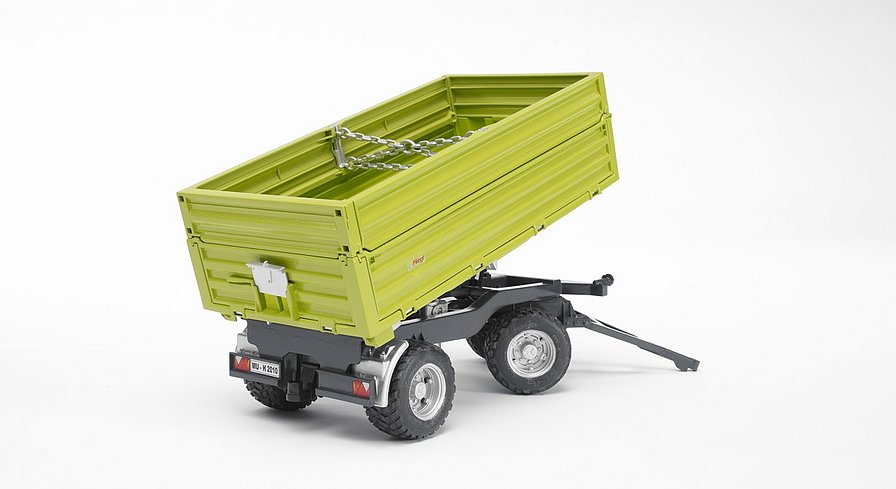 BRUDER 2203 Sklápěcí vůz FLIEGL-zelený,třístranný BR 2203