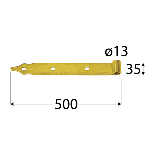 Závěs ZP500/13 ŽZn
