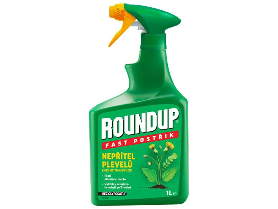 Roundup FAST 1 L rozprašovač bez glyfosátu