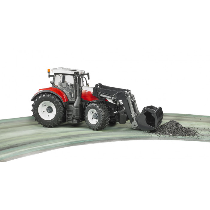 BRUDER 3181 Traktor STEYR 6300 Terrus + čelní nakladač