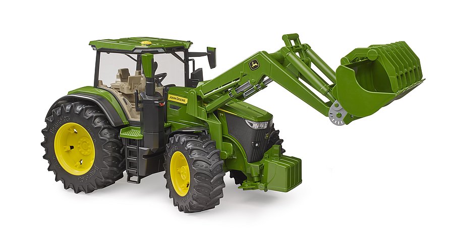 BRUDER 3151 Traktor John Deere 7R 350 + čelní nakladač