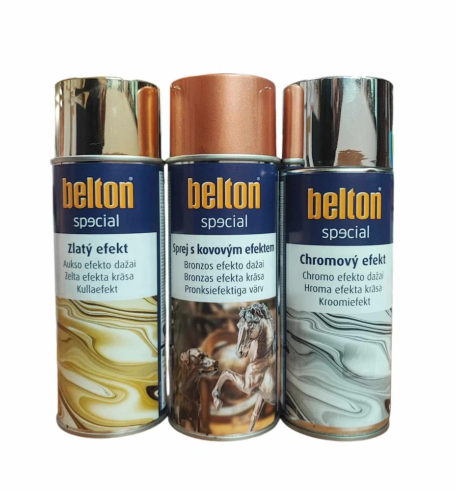 Belton Special rychleschnoucí barva ve spreji se zlatým efektem 400 ml