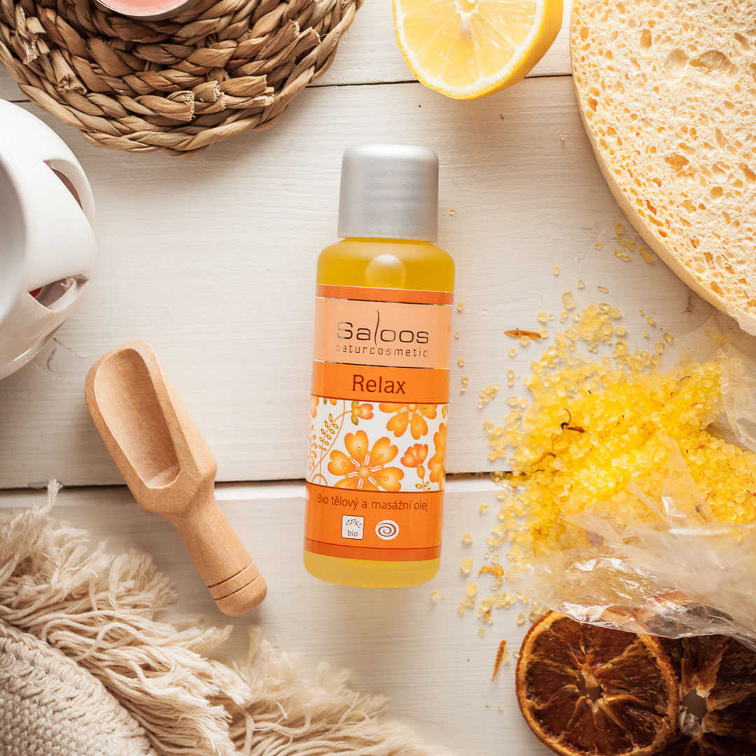 Olej masážní RELAX 50 ml Saloos 820120050