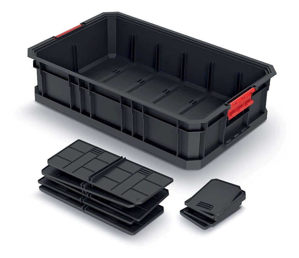 Modulární přepravní box s přepážkami MODULAR SOLUTION 520x327x125 KISTENBERG KMS553510S-S411