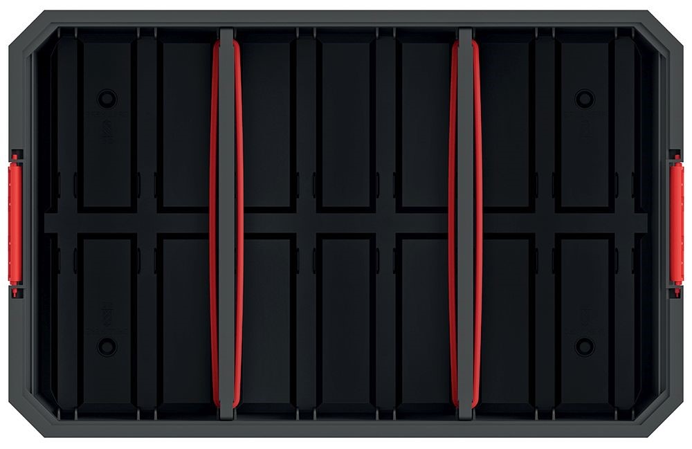 Modulární přepravní box s 2 přepážkami MODULAR SOLUTION 520x329x210 KISTENBERG KMS553520S-S411