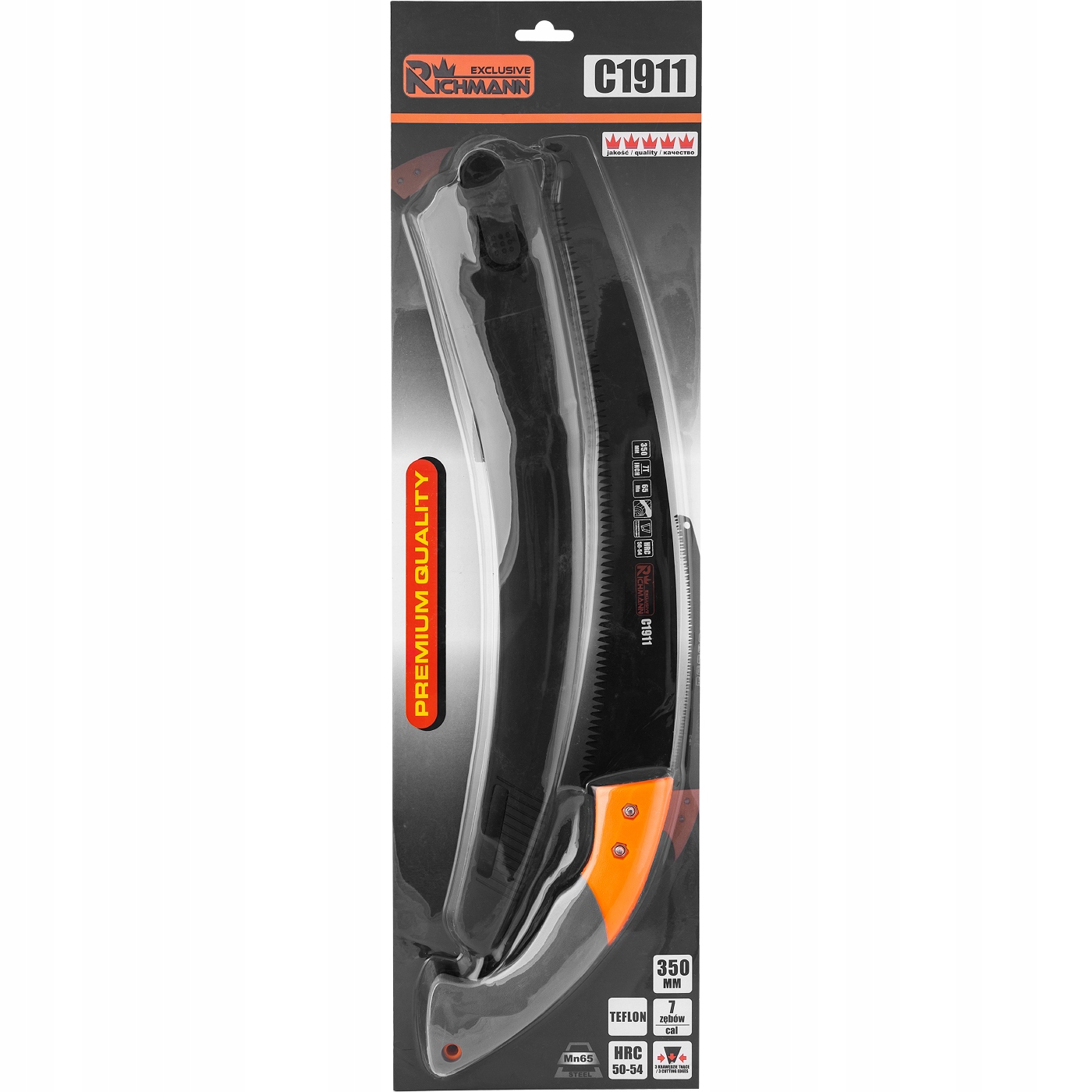 RICHMANN Pilka na dřevo + pouzdro | 350 mm