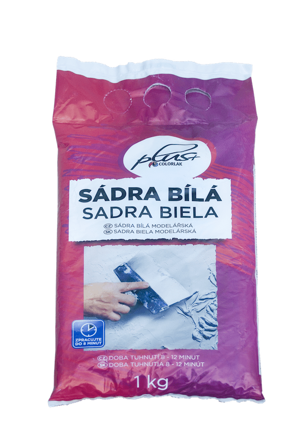 Sádra bílá 3kg modelářská Colorlak