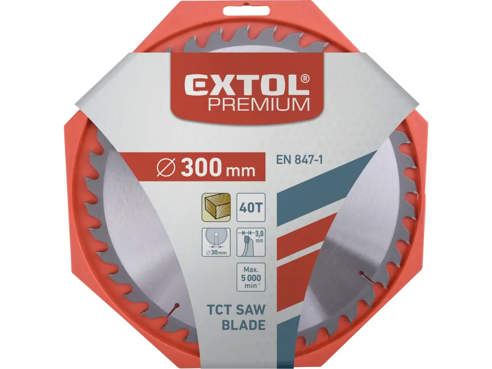 Kotouč 300x3,0x30mm pilový s SK plátky 40T EXTOL PREMIUM 8803246