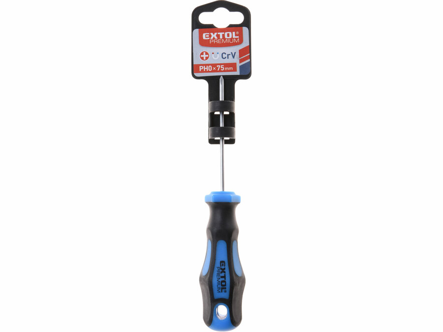 Šroubovák křížový phillips PH 0x75mm CrV EXTOL PREMIUM 8819230