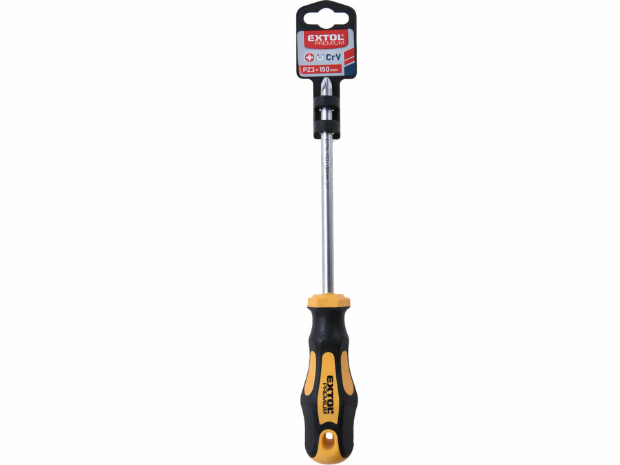 Šroubovák křížový pozidriv, PZ 3x150mm, CrV EXTOL PREMIUM 8819238