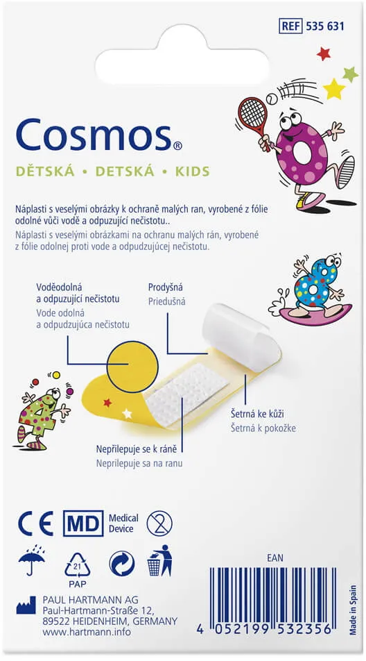 COSMOS 20ks Dětská náplast 2 velikosti