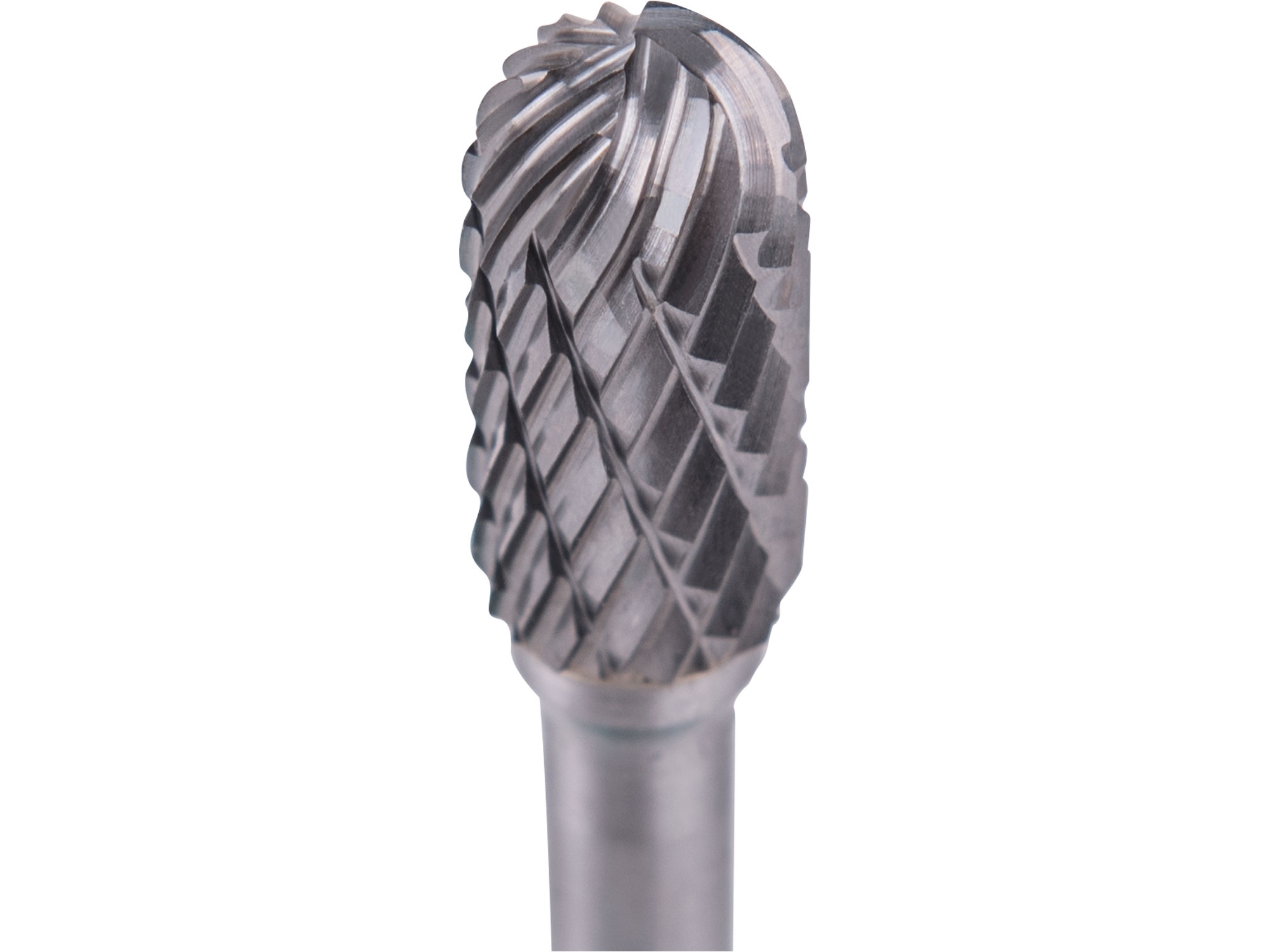 Fréza karbidová válcová s kulovým čelem, průměr 10x20mm/stopka 6mm,sek střední (double-cut) EXTOL INDUSTRIAL 8703724