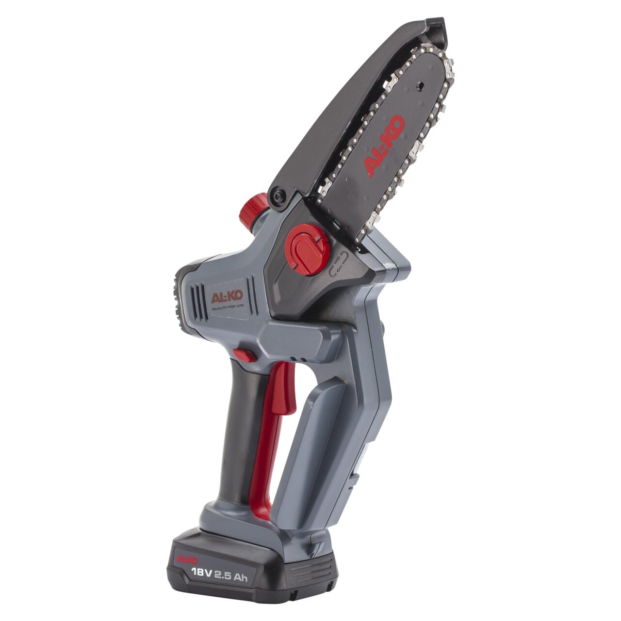 Pila řetězová mini CSM 1815 18V SET + 1x aku a nabíječka AL-KO 114023