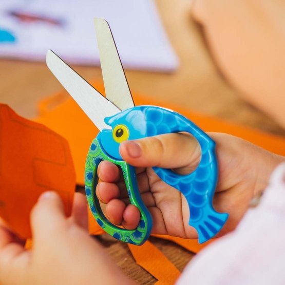 Nůžky dětské Animals 13cm - Ryba FISKARS 1003746